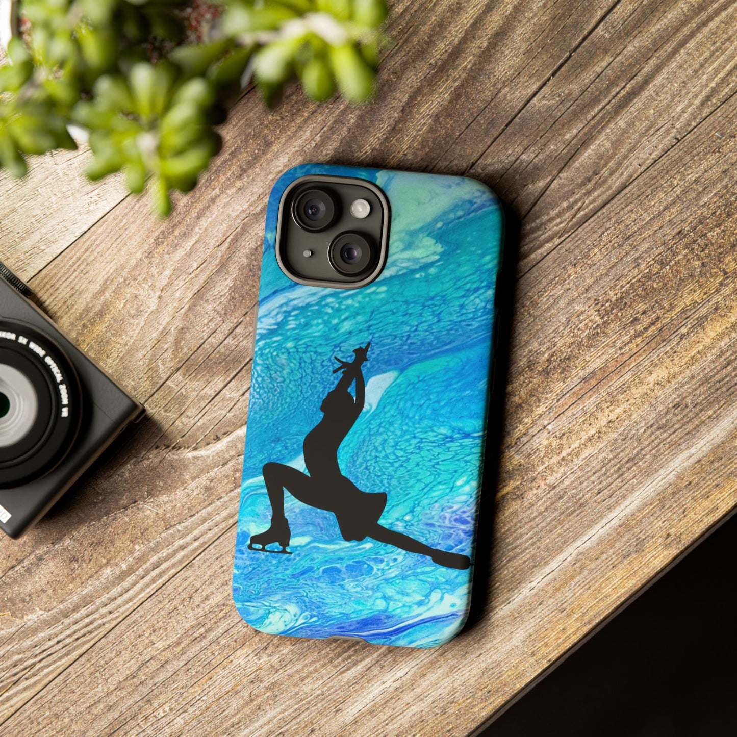 Figure skating phone cases