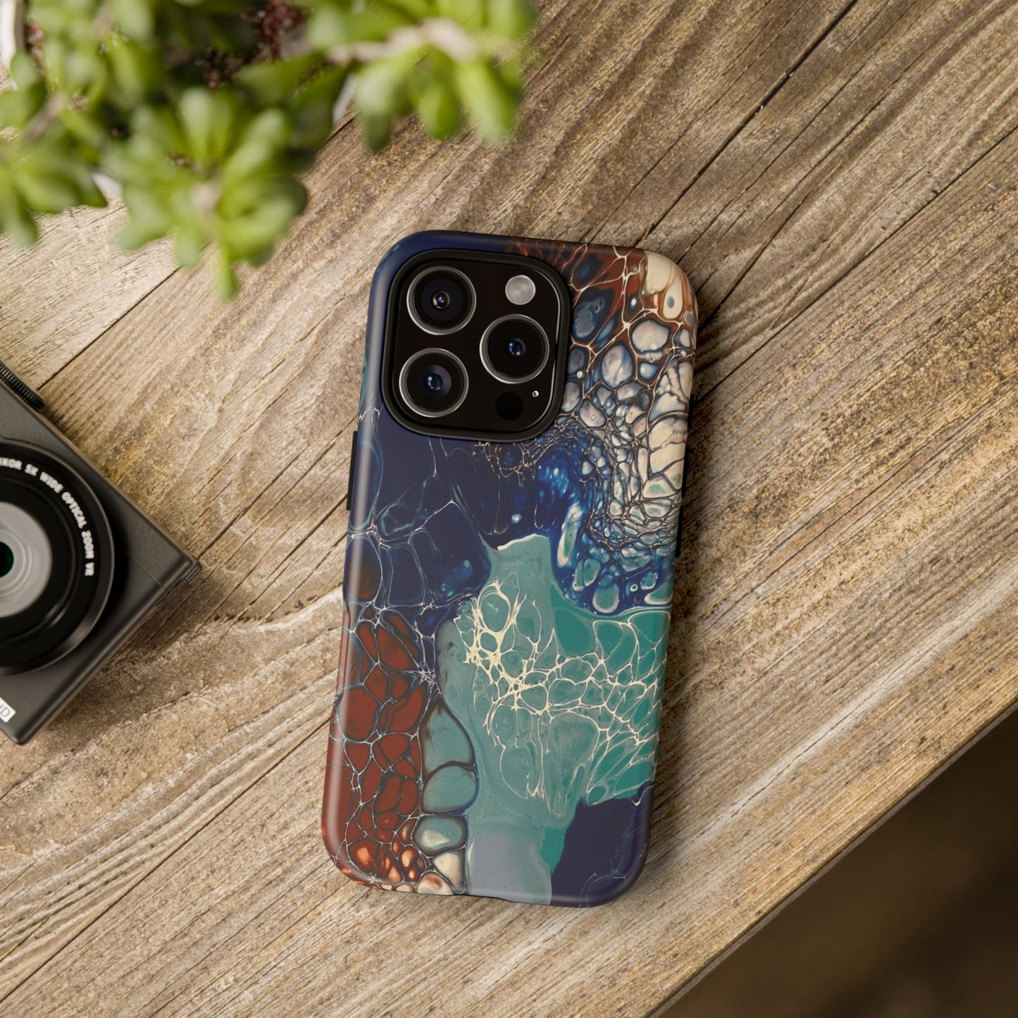 Phone Case for iPhone, Samsung and Google pixel devices -Artwork Design, Tough Protection