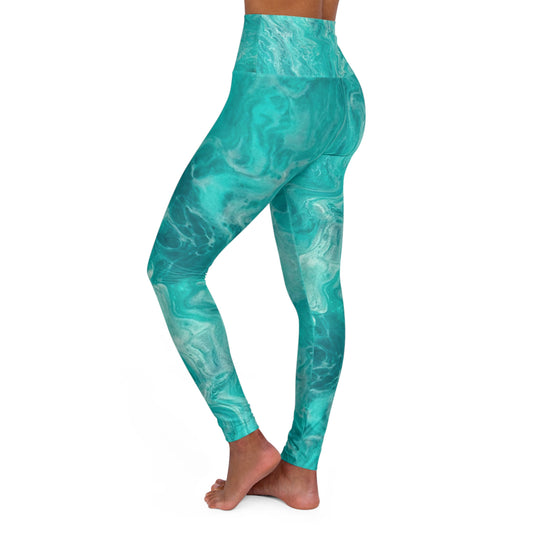 High Waisted Yoga Leggings (AOP)