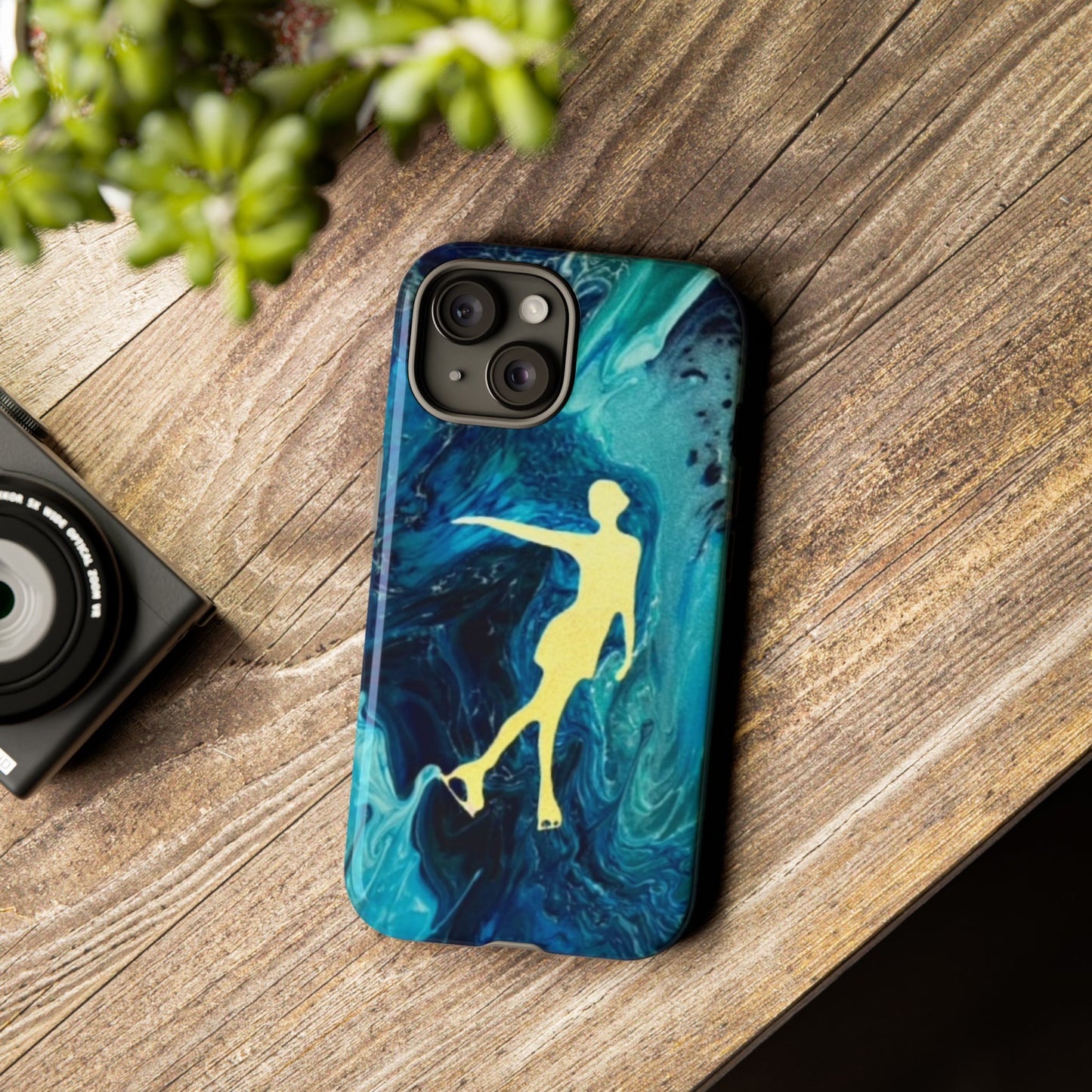 Figure skating phone case