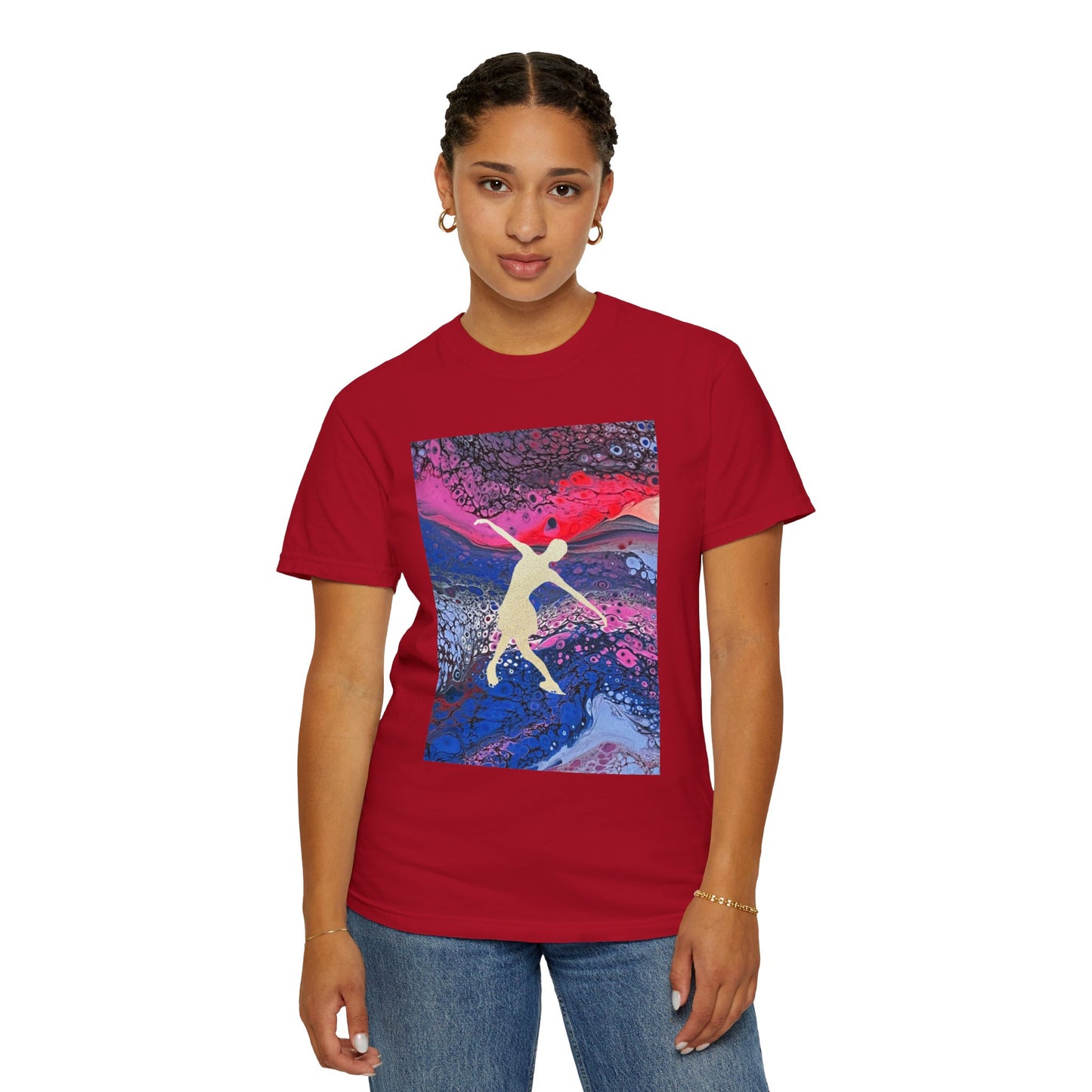 Figure skating T-shirt—Unisex Garment-Dyed Tee