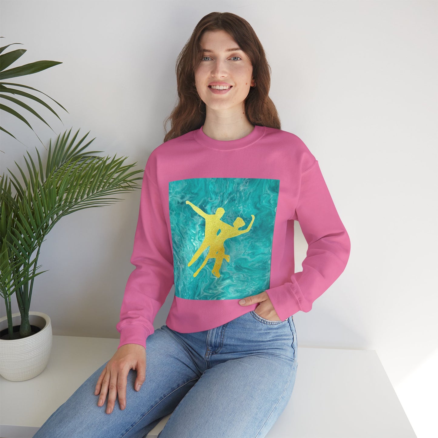 Unisex  Figure skating crewneck Sweatshirt