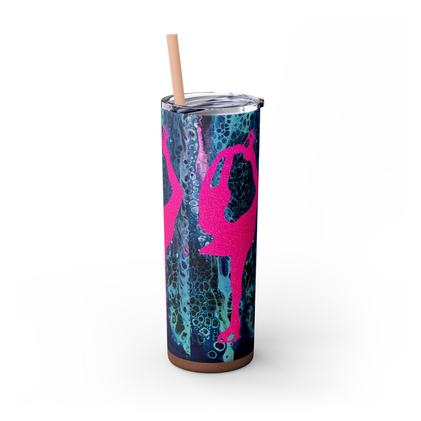 Figure Skating Tumbler, 20oz with straw