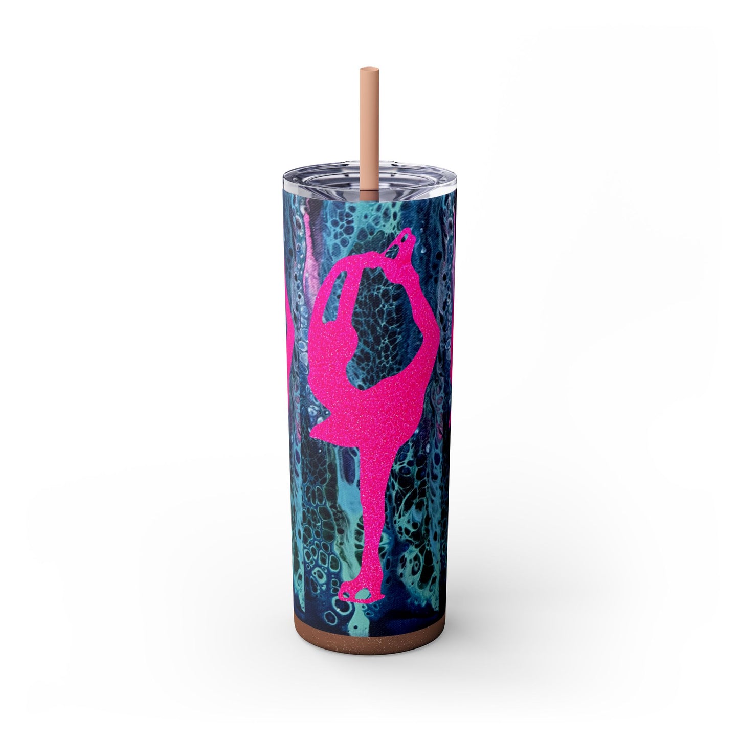 Figure Skating Tumbler, 20oz with straw