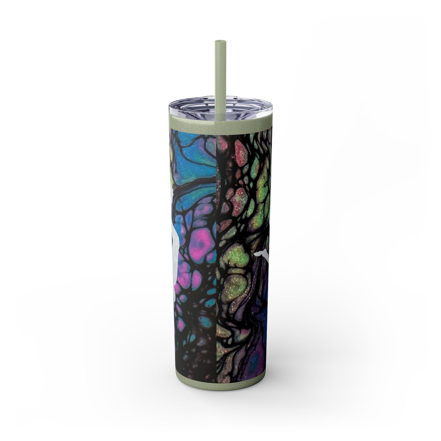 Figure Skating Tumbler,  20oz with straw