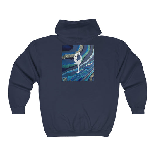 Figure skating Zip Hoodie