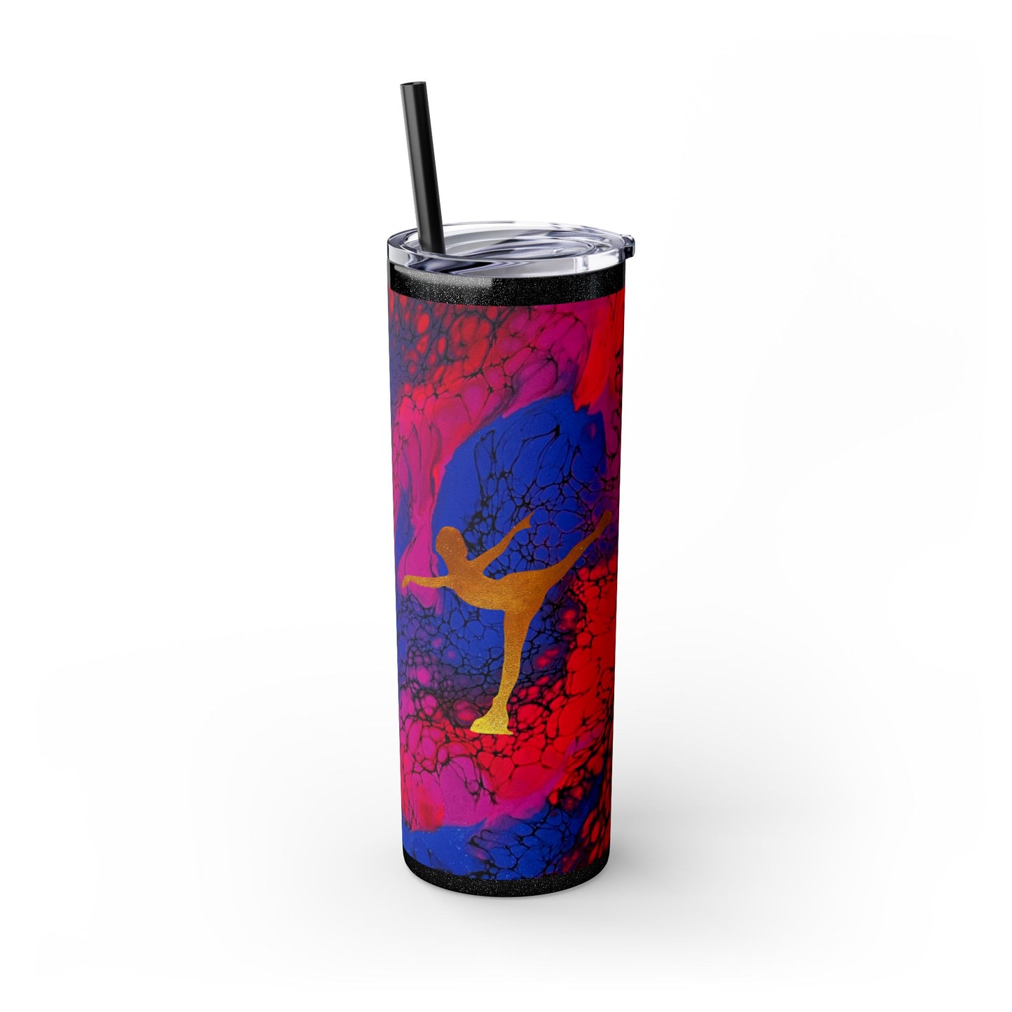 Figure Skating Tumbler, 20oz with straw