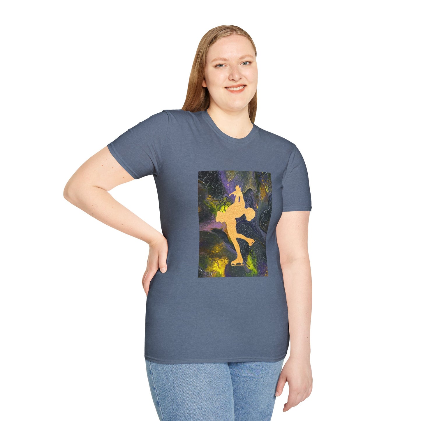 Unisex Softstyle figure skating T-Shirt