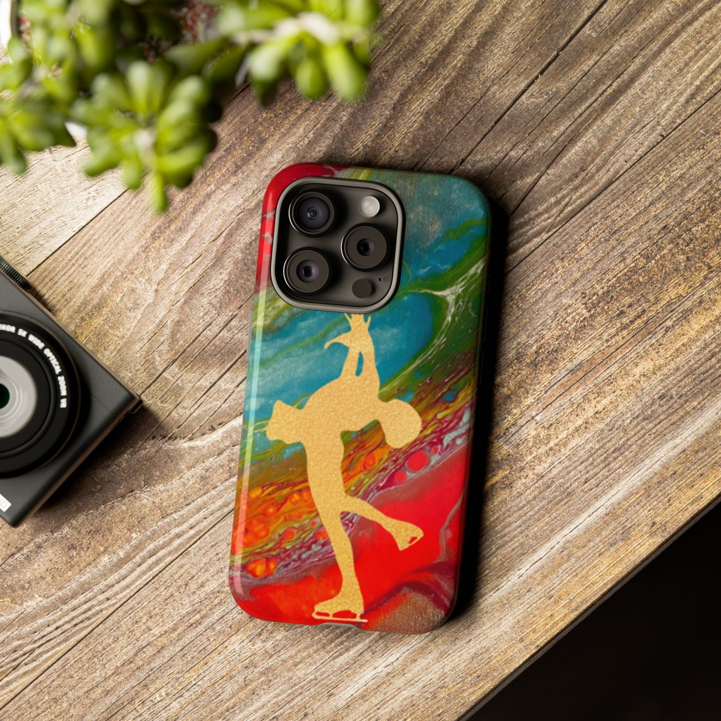 Figure skating phone cases