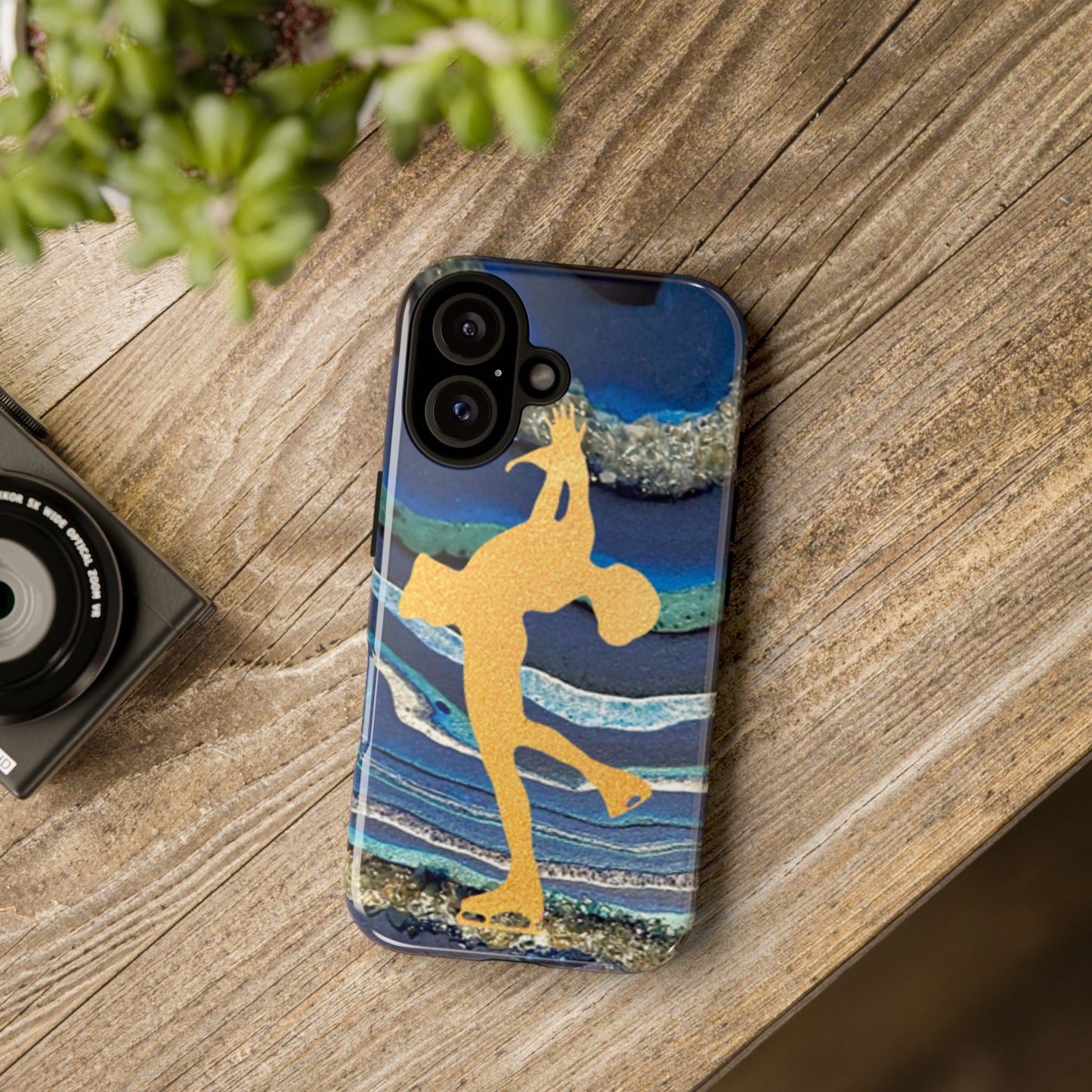 Figure skating phone case