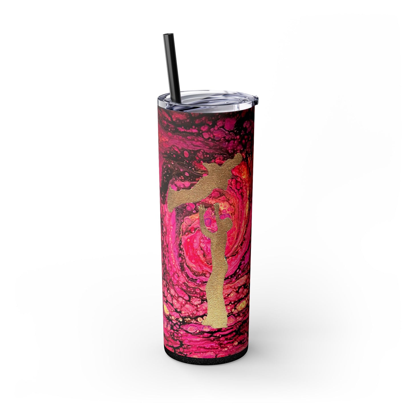 Figure Skating Tumbler, 20oz with straw