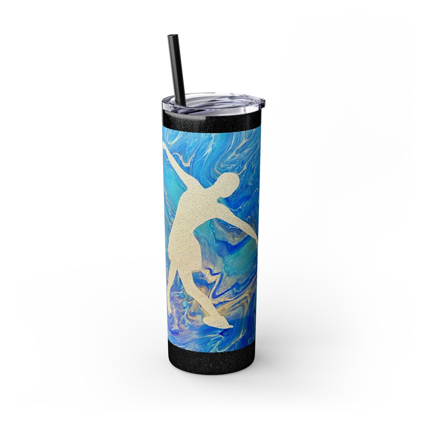 Figure Skating Tumbler, 20oz with straw