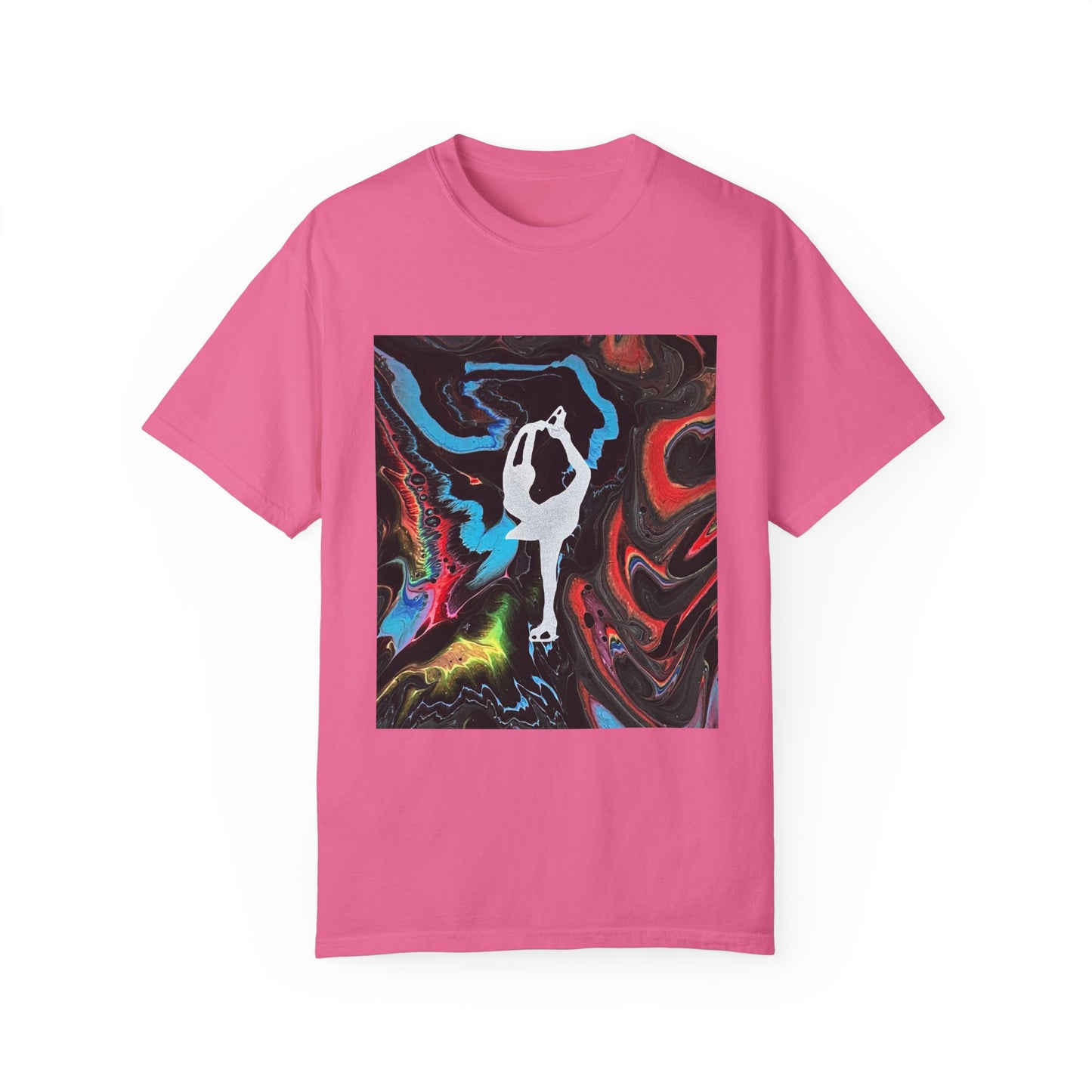 Figure Skating t-shirt,—Unisex Garment-Dyed Tee