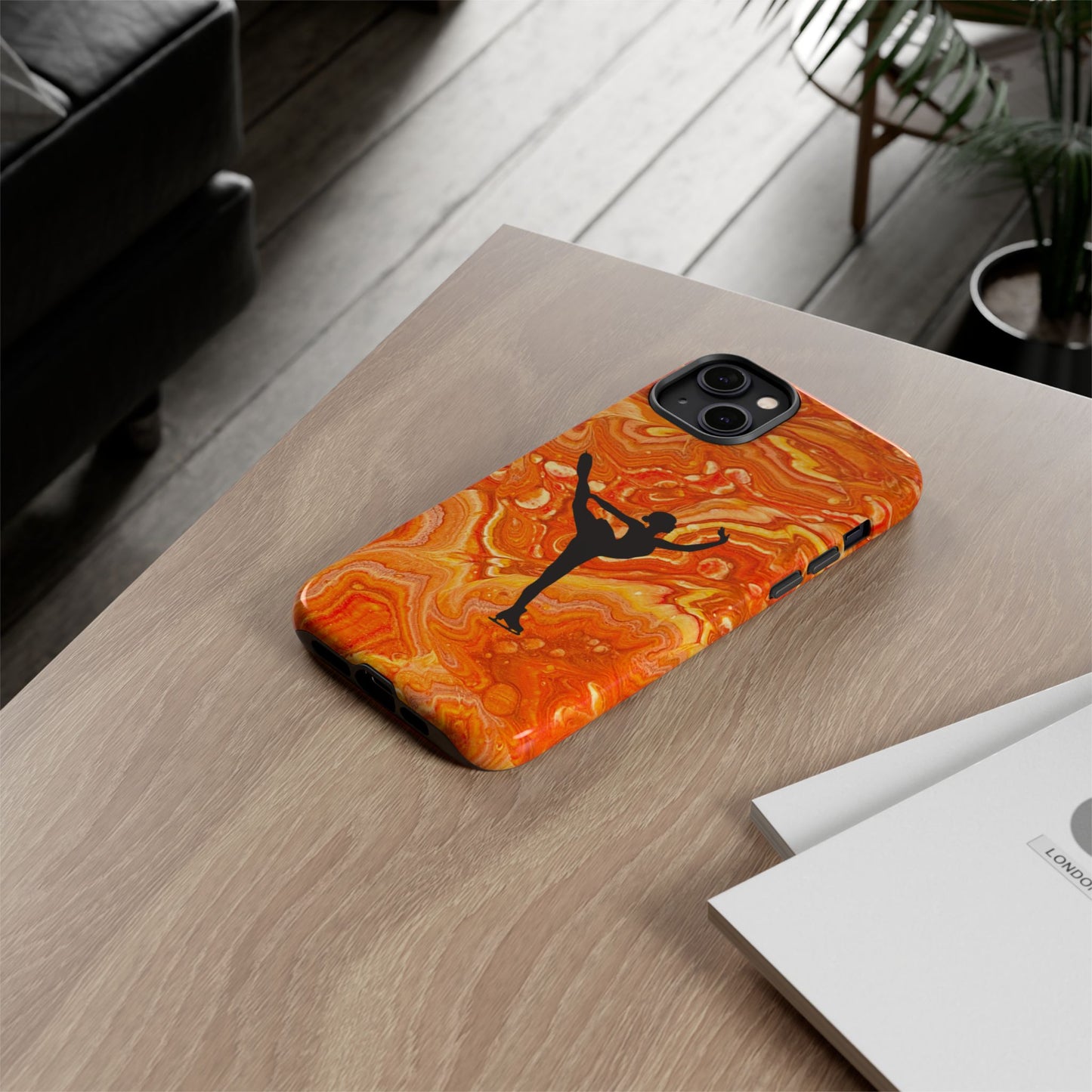 Figure skating phone case