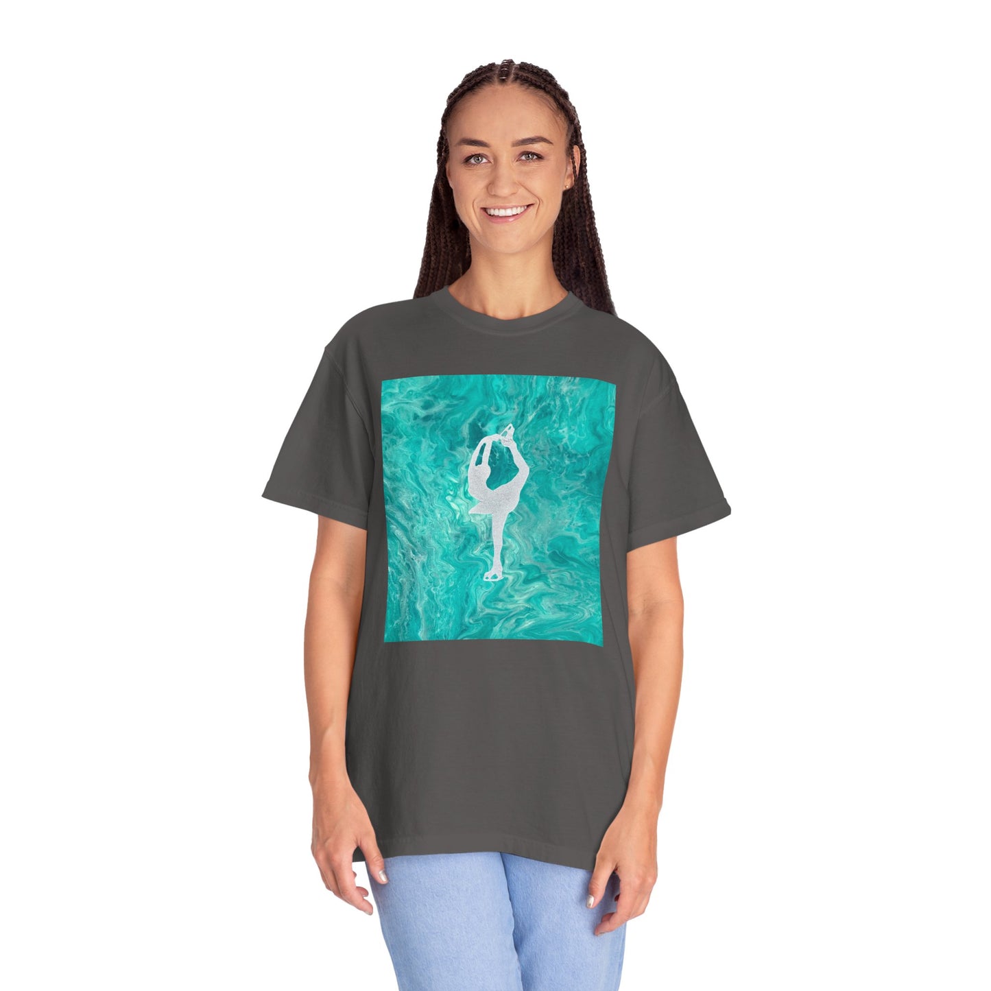 Figure Skating T-shirt—Unisex Garment-Dyed Tee