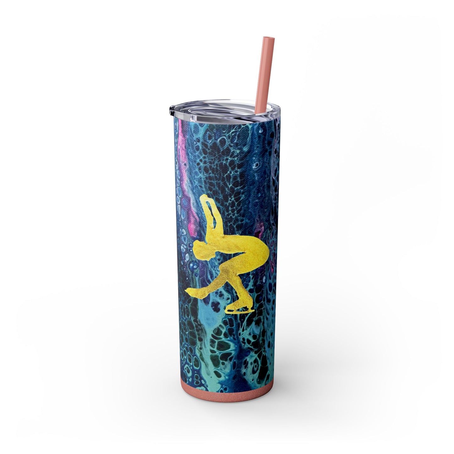 Figure Skating Tumbler, 20oz with straw