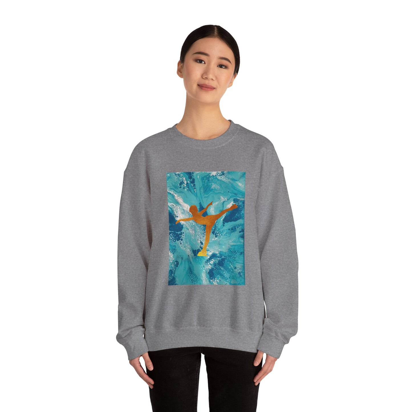 Unisex Figure skating crewneck Sweatshirt