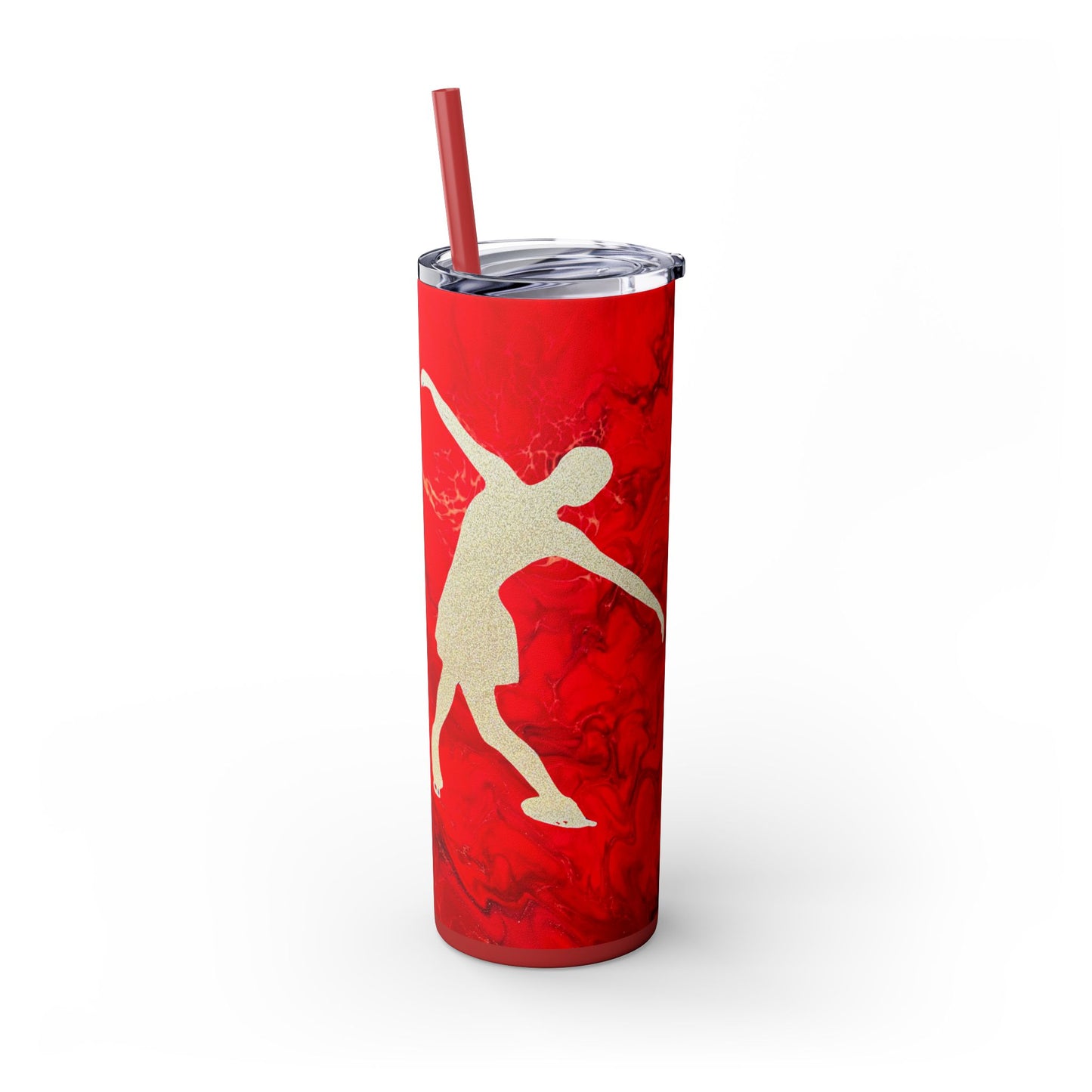 Figure Skating Tumbler, 20oz with straw