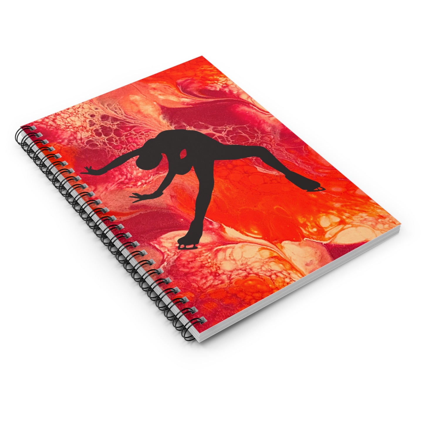 Figure skating Notebook - Ruled Line