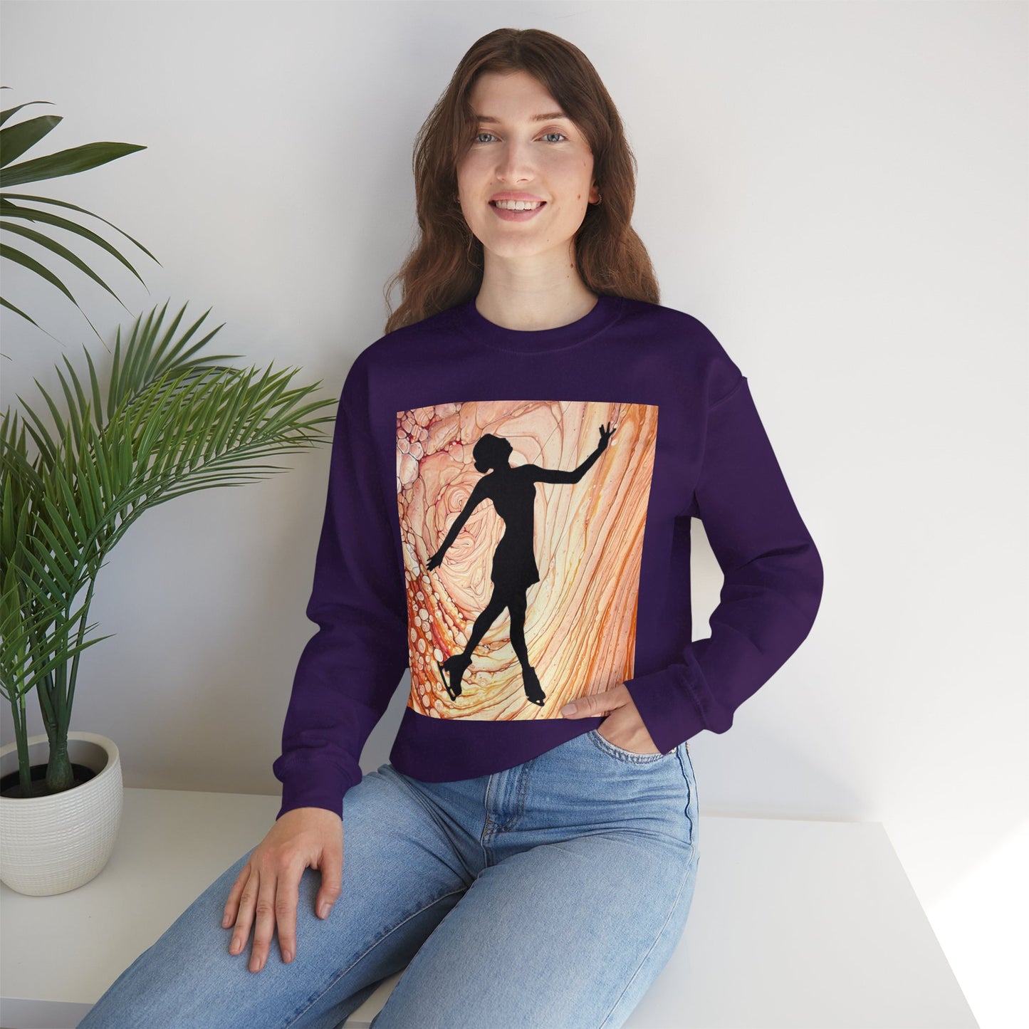 Unisex Figure Skating Crewneck Sweatshirt