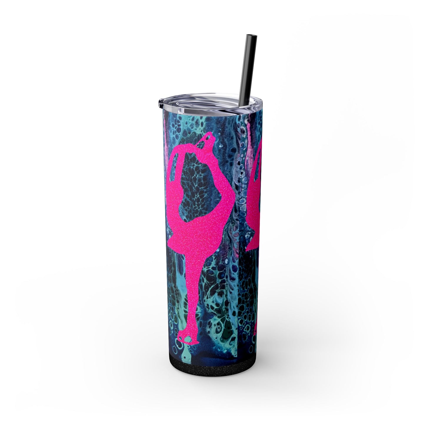 Figure Skating Tumbler, 20oz with straw