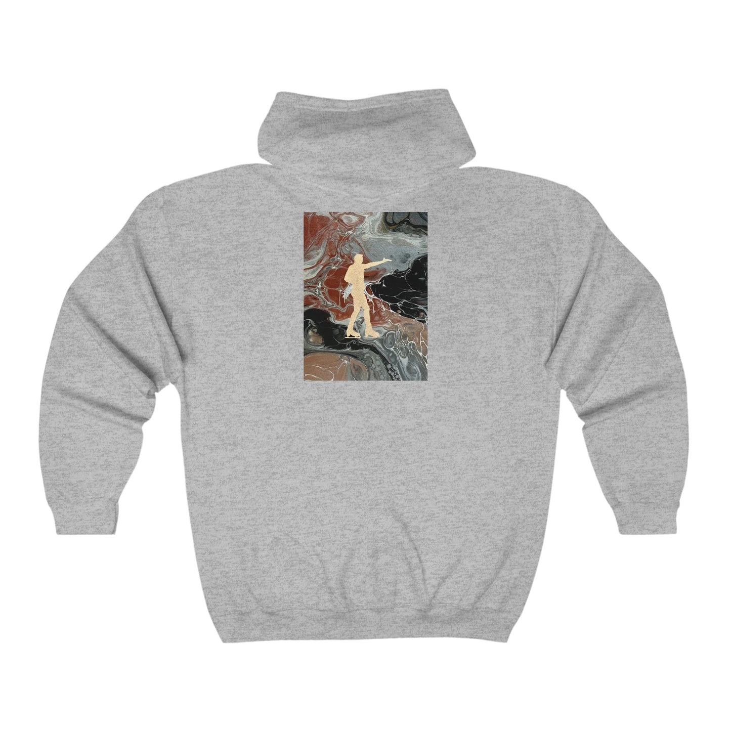 Figure skating Hoodie zip up sweatshirt