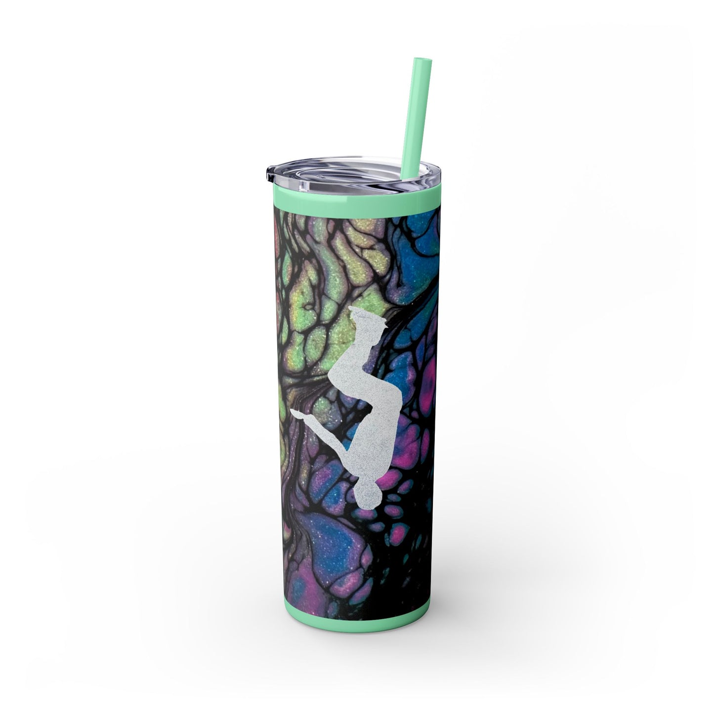 Figure Skating Tumbler,  20oz with straw