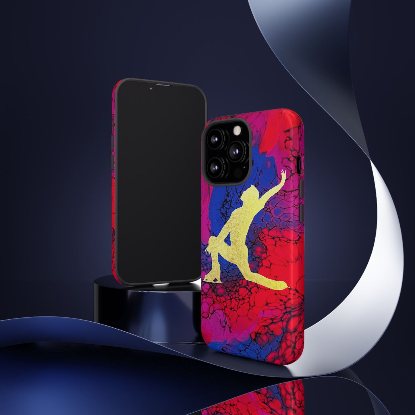 Figure skating phone cases