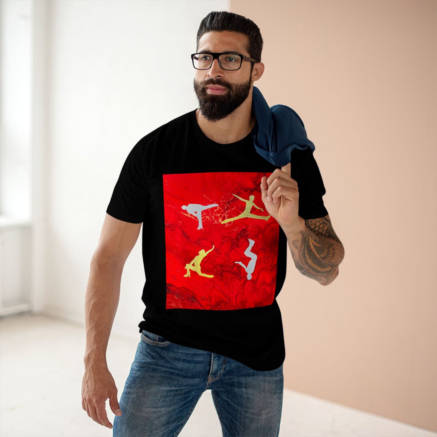 Men's figure skating T-shirt