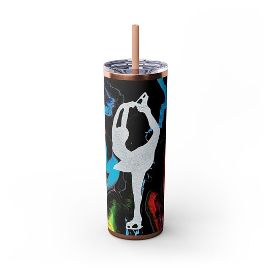 Figure Skating Tumbler, 20oz with straw