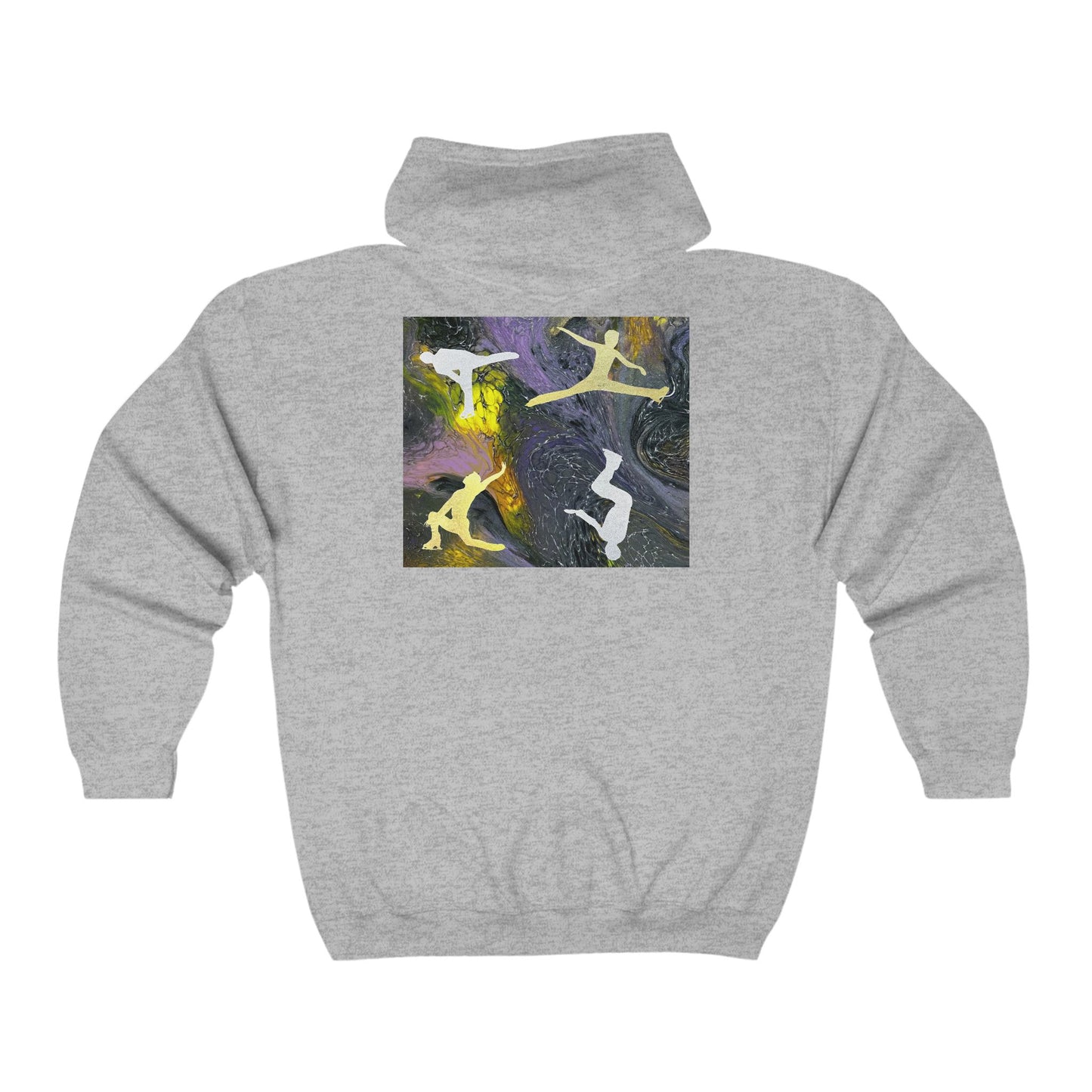 Figure Skating Hoodie Zip Up Sweatshirt