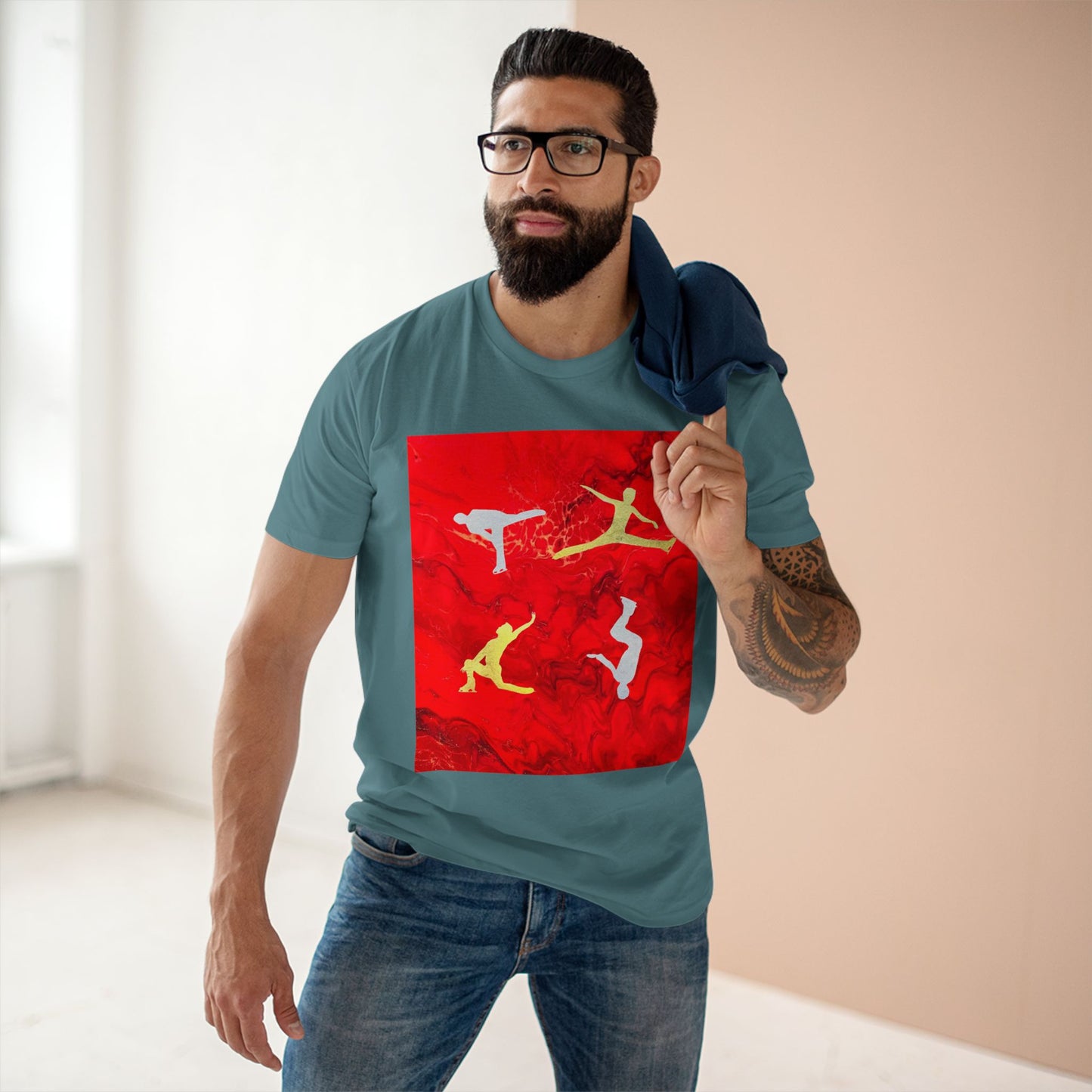 Men's figure skating T-shirt