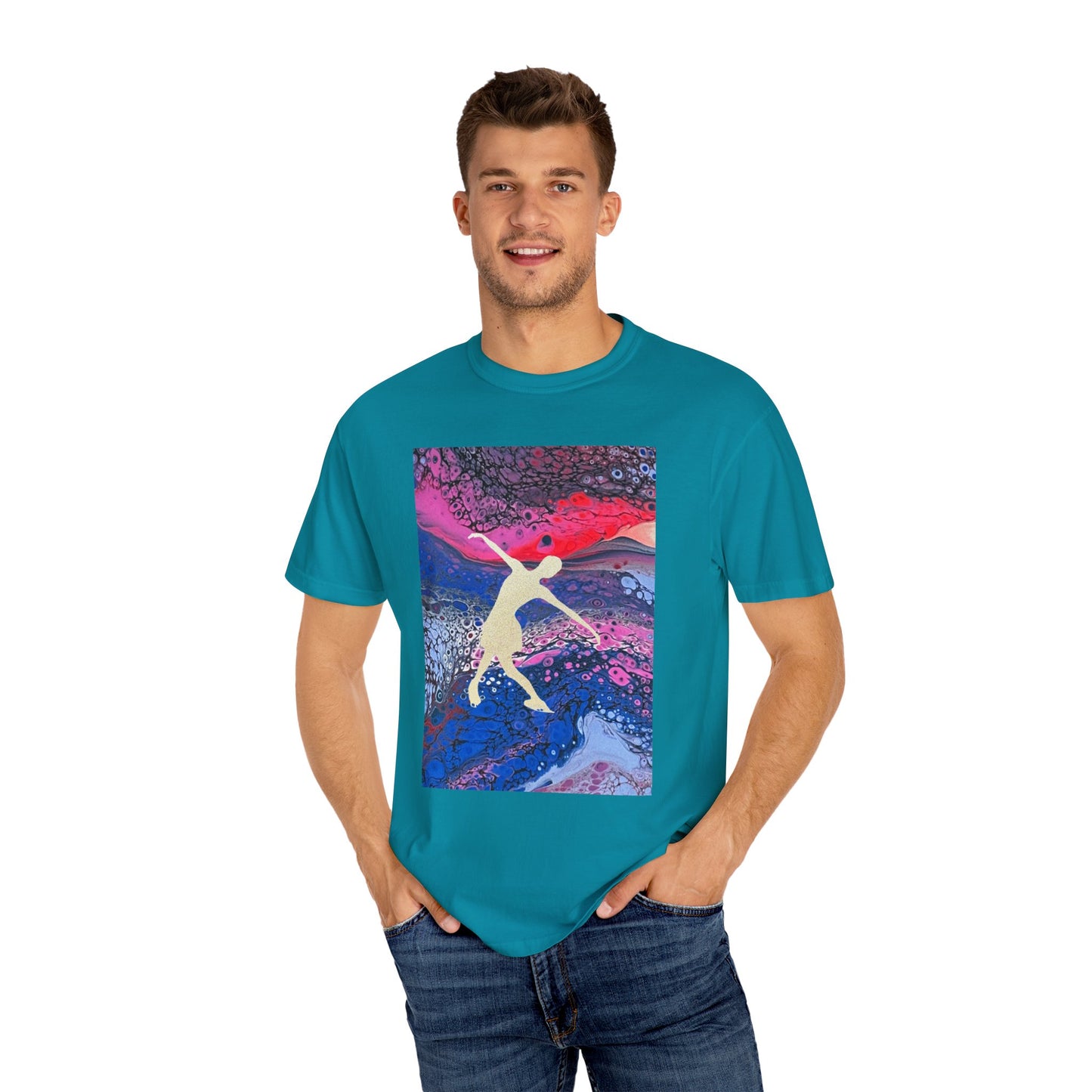 Figure skating T-shirt—Unisex Garment-Dyed Tee