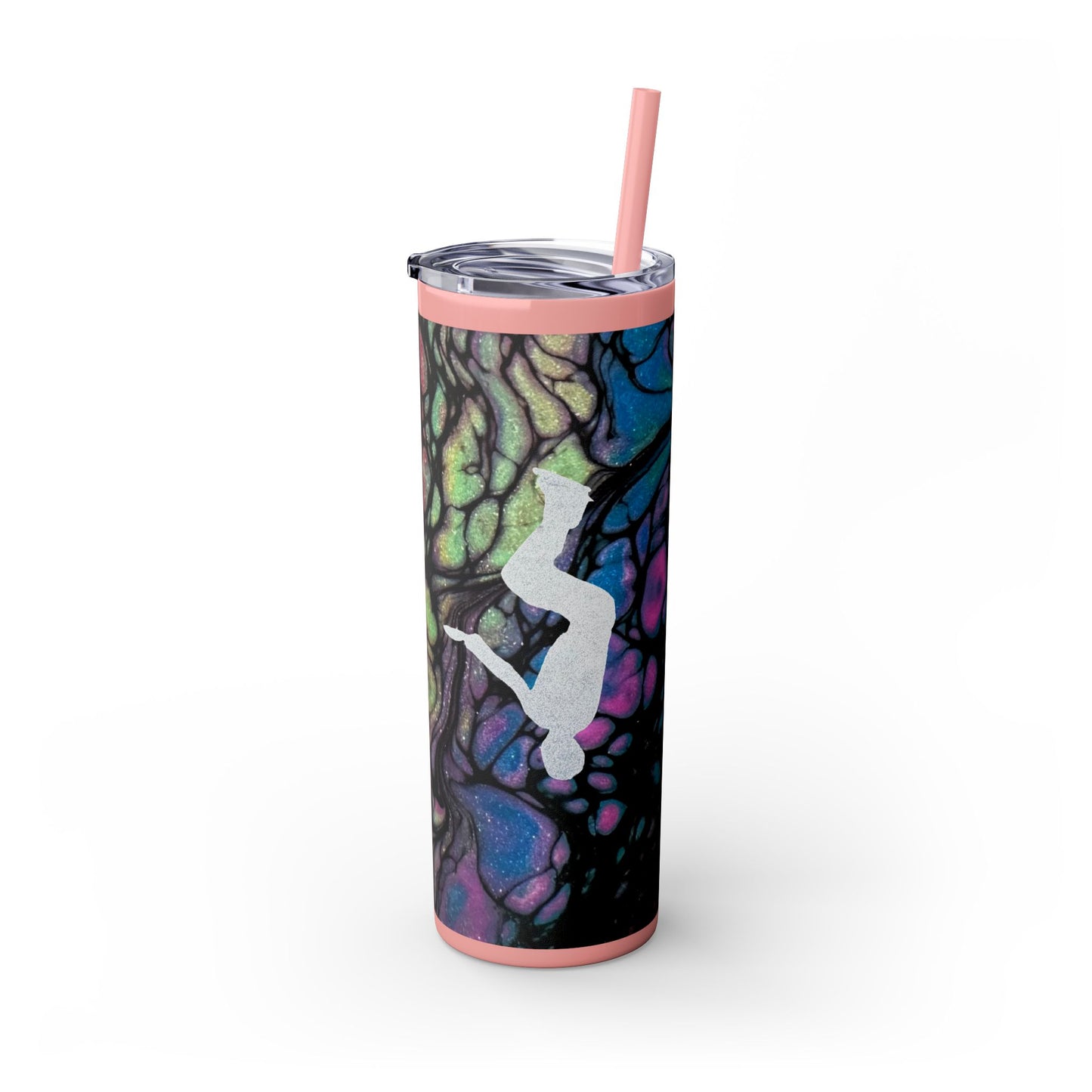 Figure Skating Tumbler,  20oz with straw
