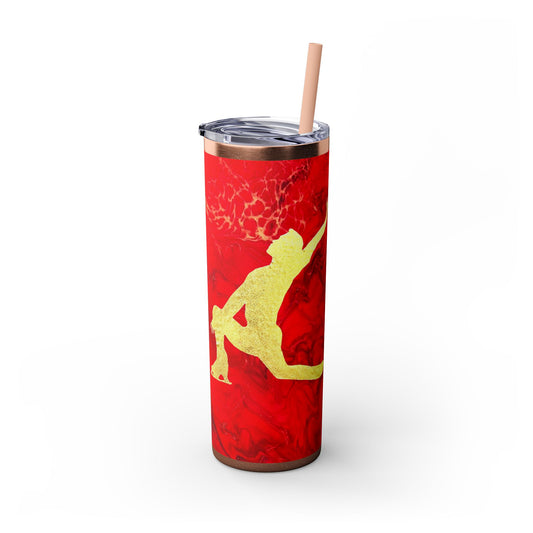 Figure Skating Tumbler, 20oz with straw