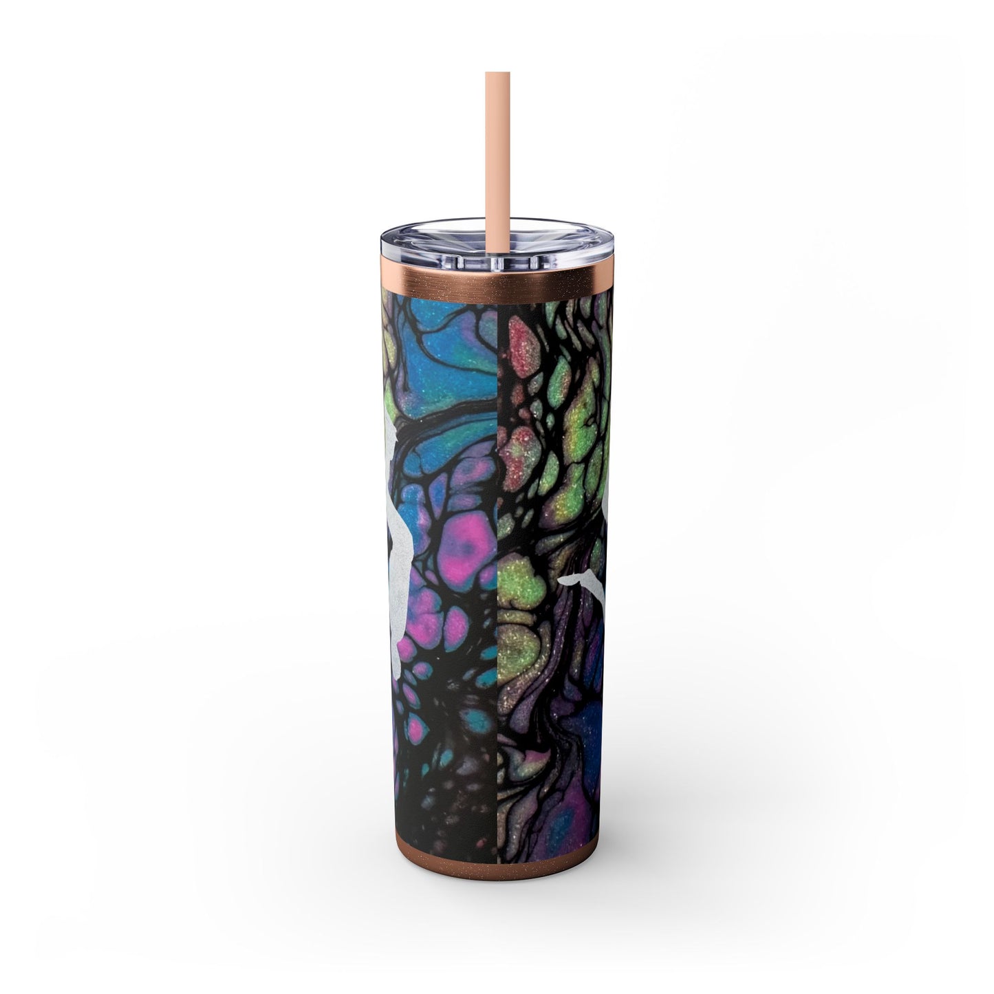 Figure Skating Tumbler,  20oz with straw