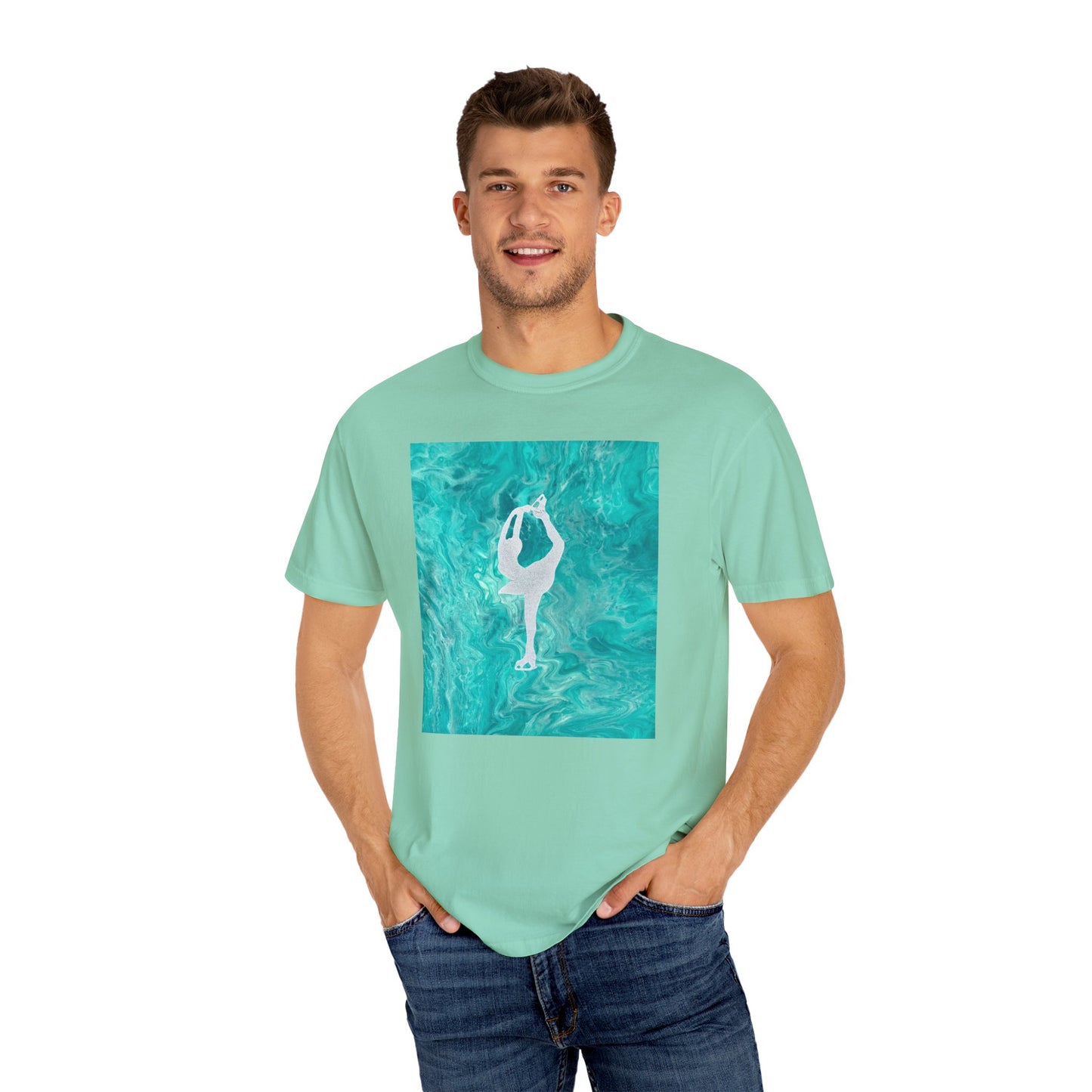 Figure Skating T-shirt—Unisex Garment-Dyed Tee