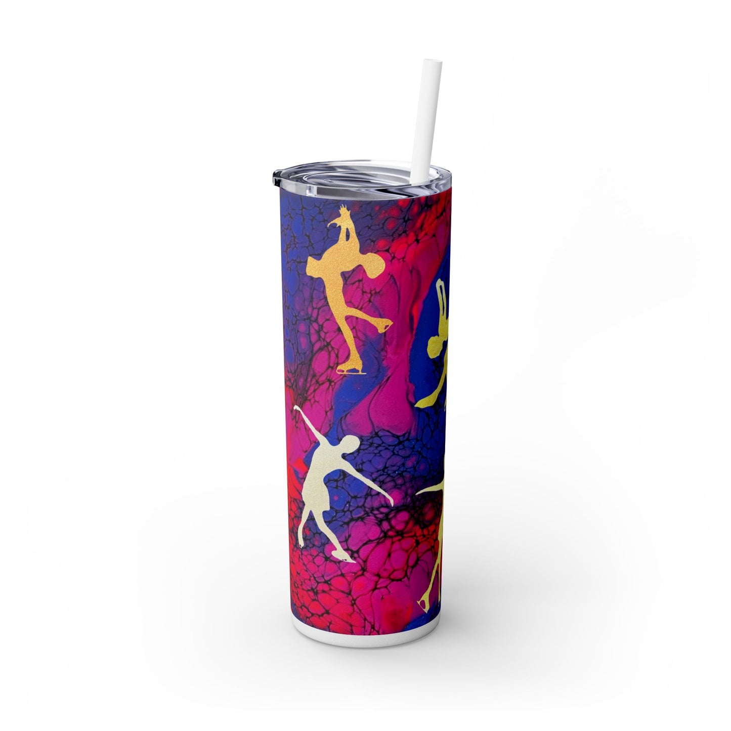 Figure Skating Tumbler, 20oz with straw