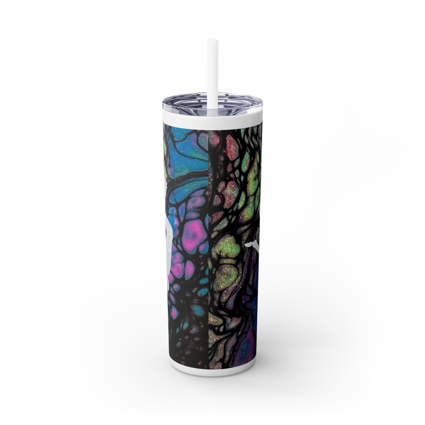 Figure Skating Tumbler,  20oz with straw