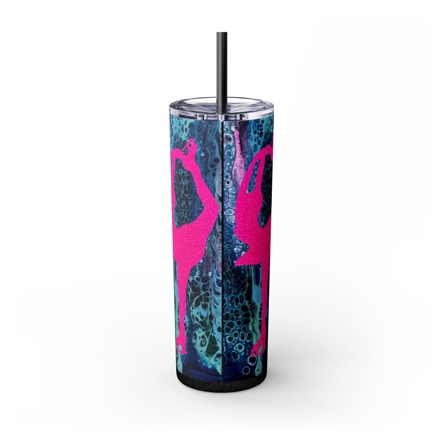 Figure Skating Tumbler, 20oz with straw