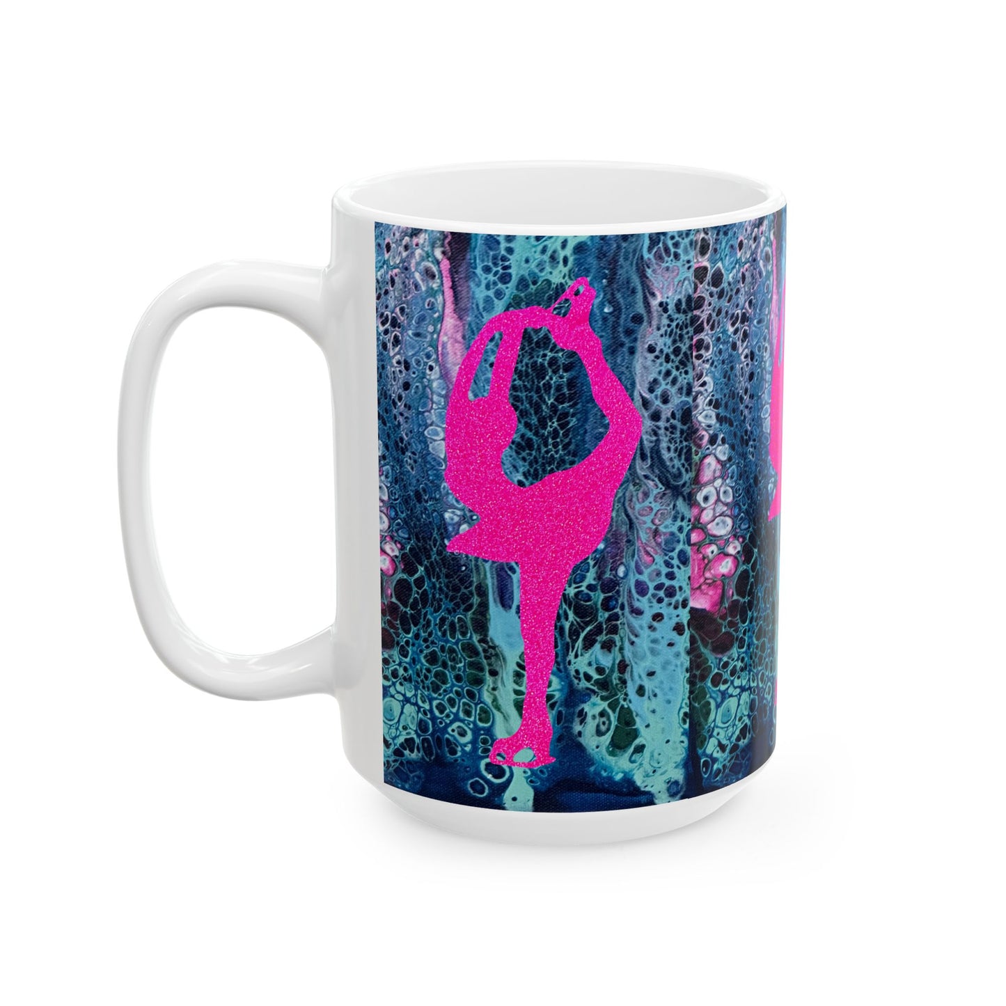 Figure Skating Ceramic Mug, (11oz, 15oz)