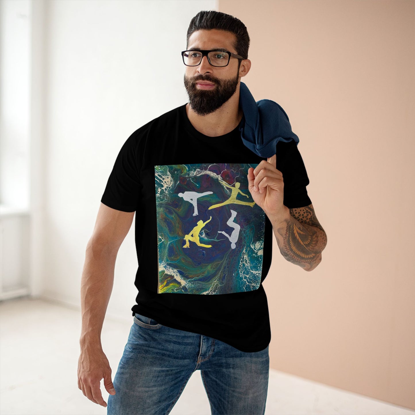 Men's figure skating T-shirt