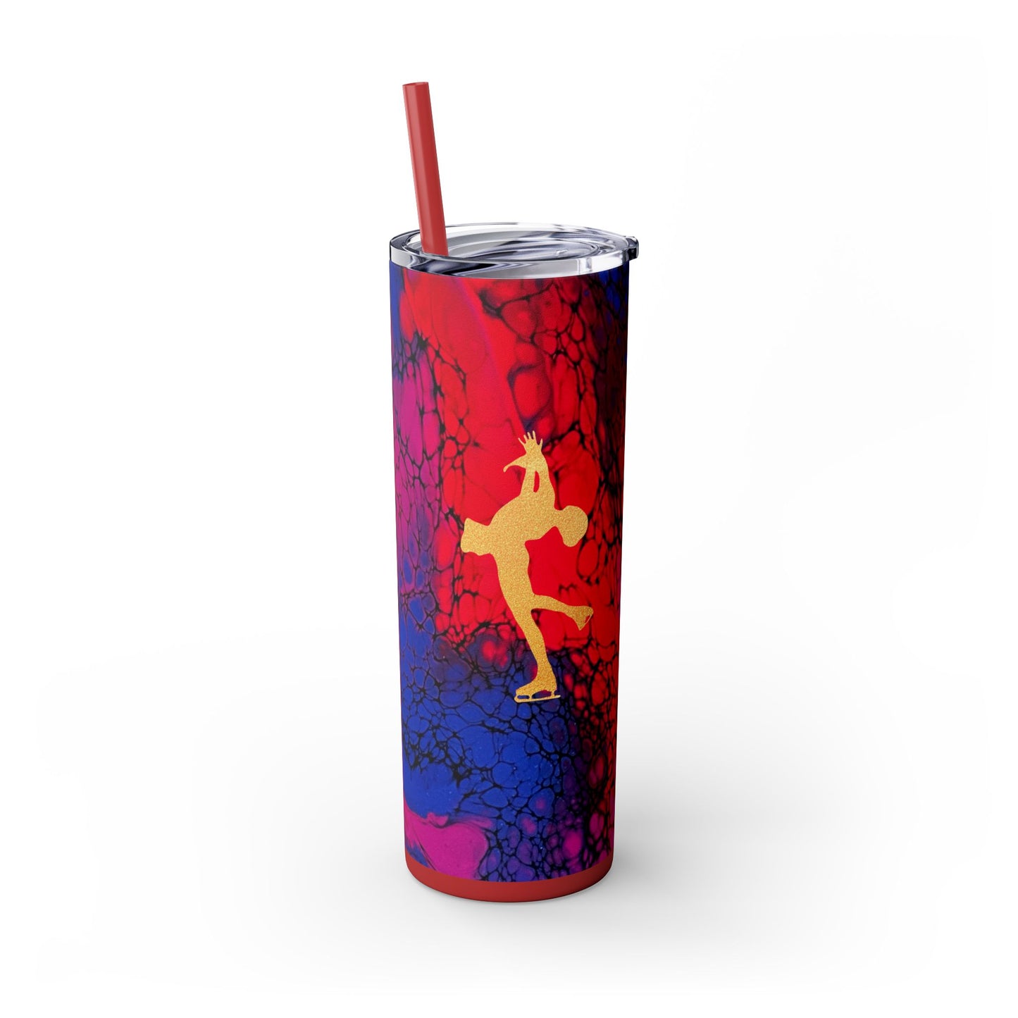 Figure Skating Tumbler, 20oz with straw