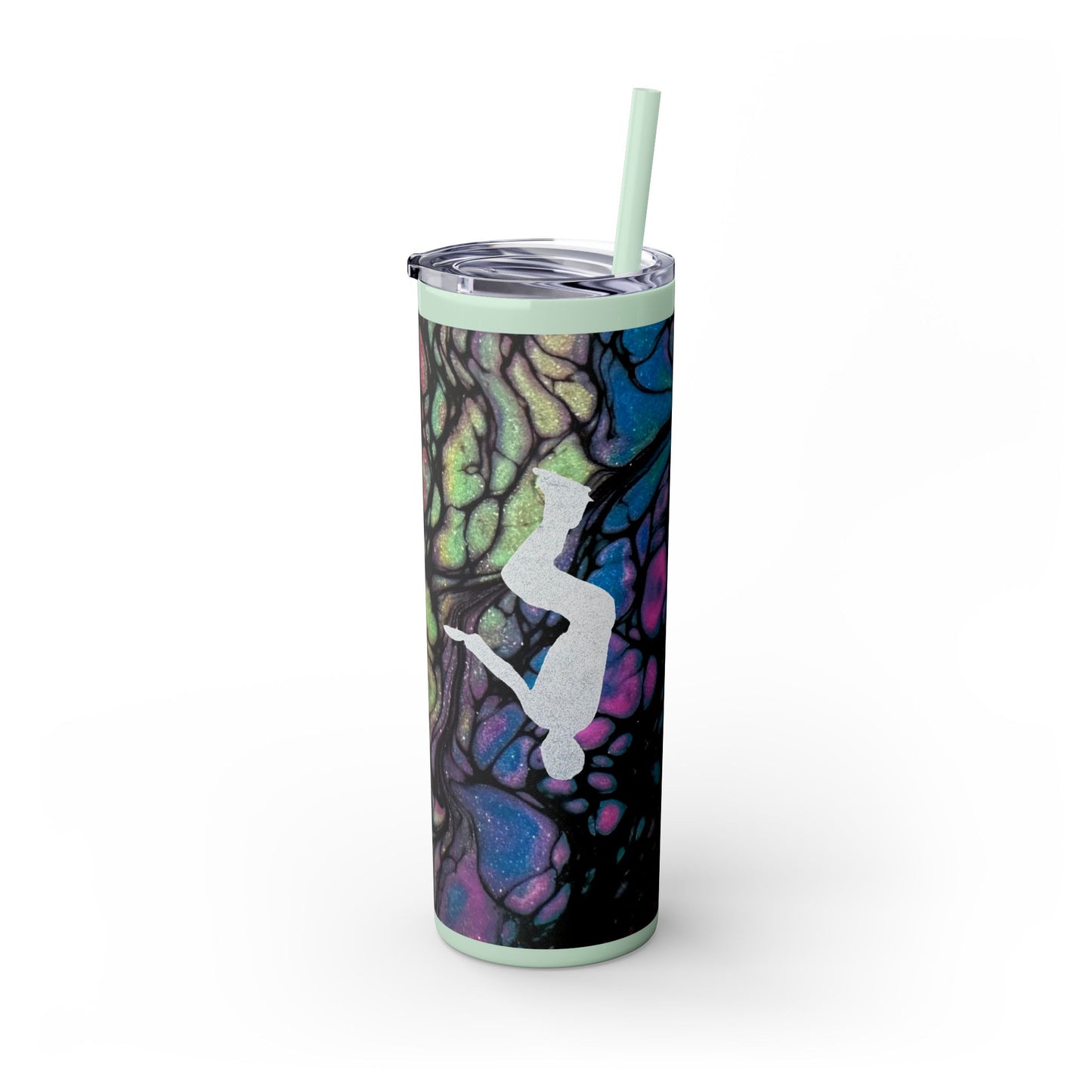 Figure Skating Tumbler,  20oz with straw