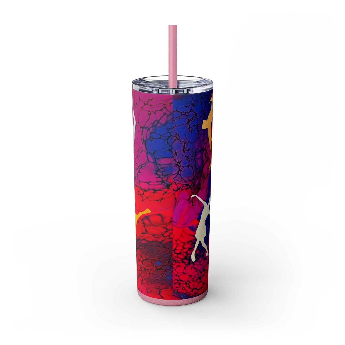 Figure Skating Tumbler, 20oz with straw