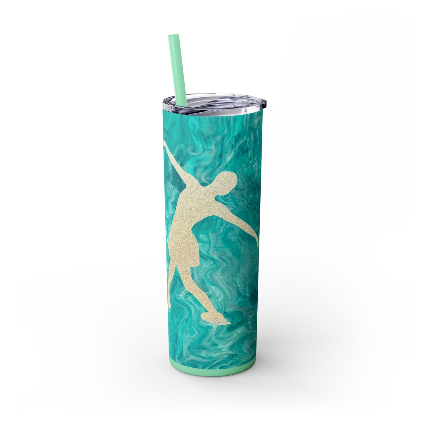 Figure Skating Tumbler, 20oz with straw