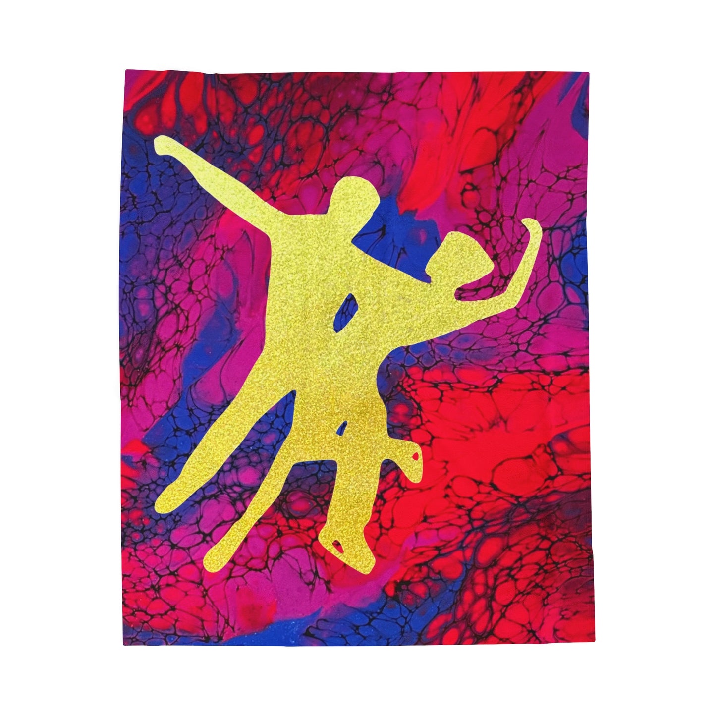 Figure skating Velveteen Plush Blanket-3 sizes