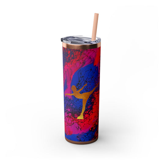 Figure Skating Tumbler, 20oz with straw