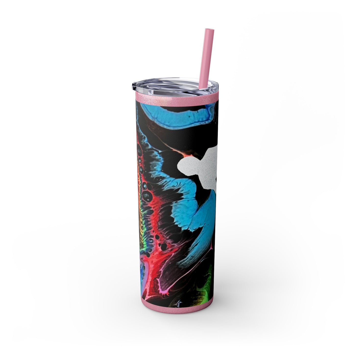 Figure Skating Tumbler,  20oz with straw