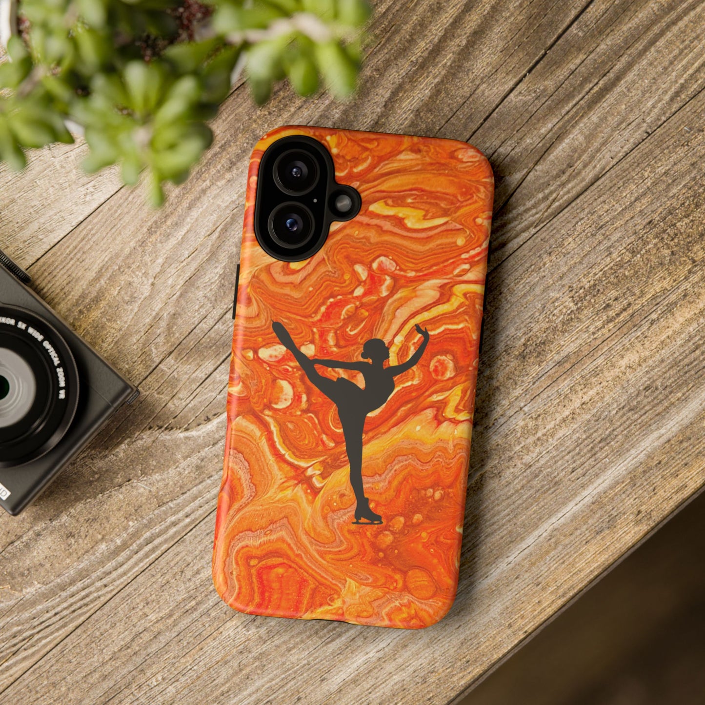 Figure skating phone case